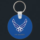 USAF KEY RING<br><div class="desc">Show your pride in the U.S. Air Force.  Designed by a former USAF dependent 
and veteran.</div>