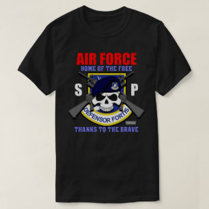 USAF Security Forces - Security Police Veteran T-S T-Shirt