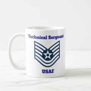 USAF Technical Sergeant Insignia Coffee Mug