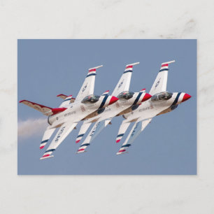 USAF Thunderbirds F-16 Postcard
