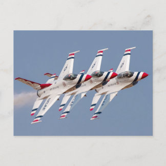 USAF Thunderbirds F-16 Postcard