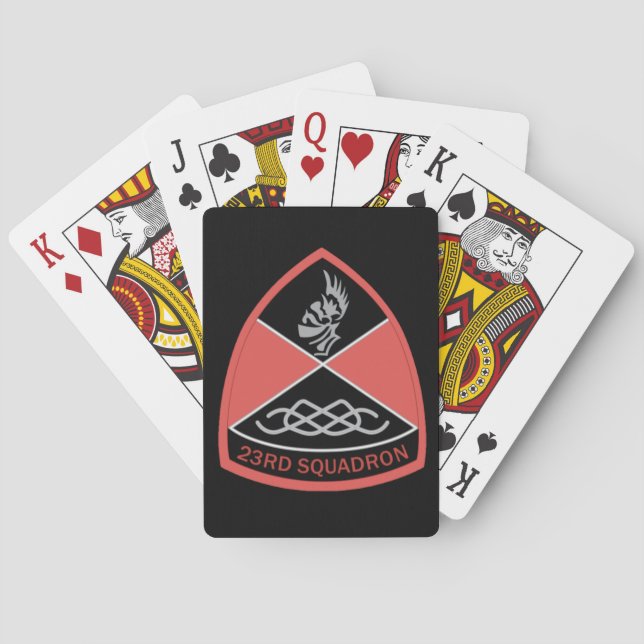USAFA Cadet Squadron 23 Bicycle Playing Cards (Back)