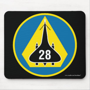USAFA Cadet Squadron 28 "Blackbirds" Mouse Pad