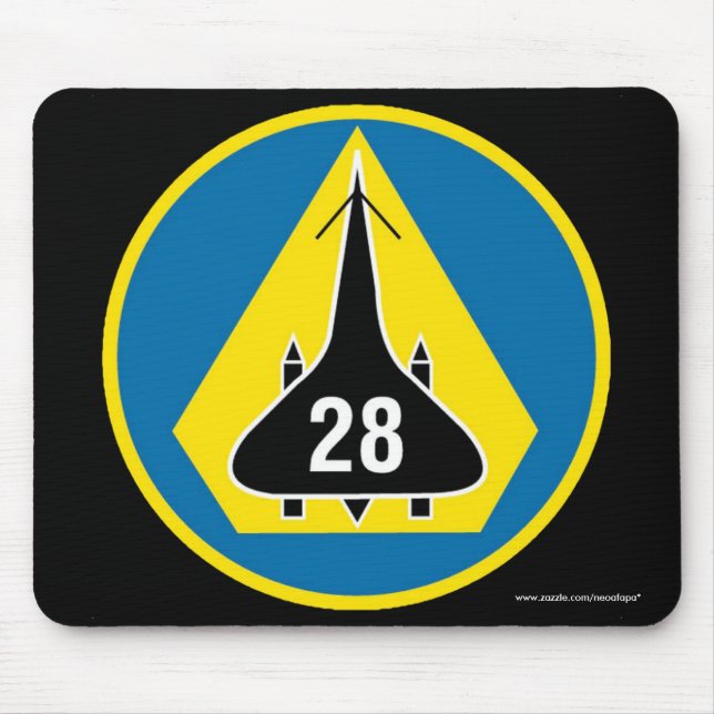 USAFA Cadet Squadron 28 "Blackbirds" Mouse Pad (Front)