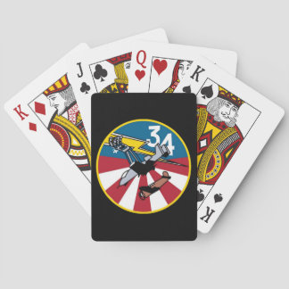 USAFA Cadet Squadron 34 Playing Cards
