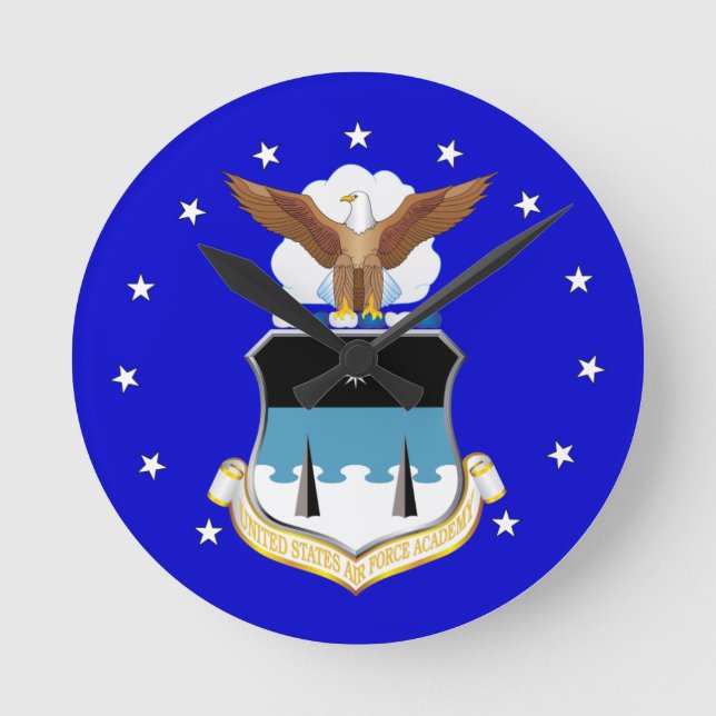 USAFA Logo Wall Clock (Front)