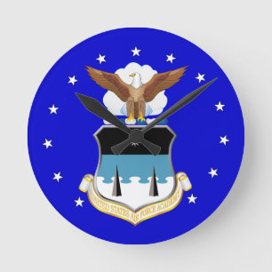 USAFA Logo Wall Clock