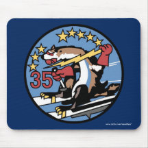 USAFA Squadon 35 "Huge Wild Weasels" Mouse Pad