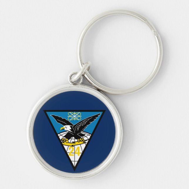 USAFA Squadron 24 Premium Key Chain (Front)