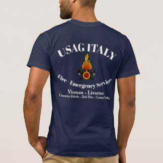 USAG ITALY FIRE DEPT VICENZA T-Shirt