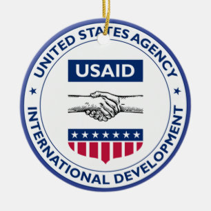 USAID Custom Ceramic Ornament