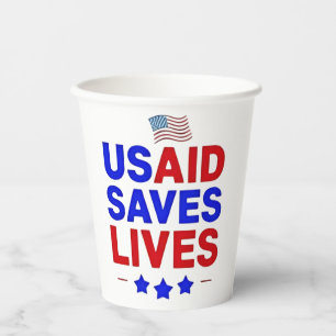USAID Saves Lives US Agency International Developm Paper Cups