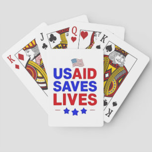 USAID Saves Lives US Agency International Developm Playing Cards