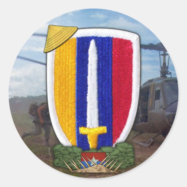 USARV  Vietnam Nam War Patch Stickers (Front)