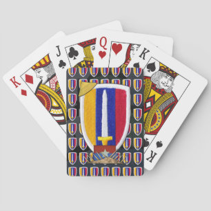 usarv vietnam nam war vets patch poker Cards