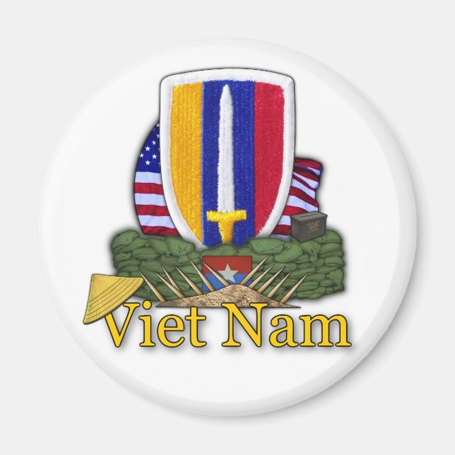 USARV Vietnam war patch veterans vets Magnet (Front)