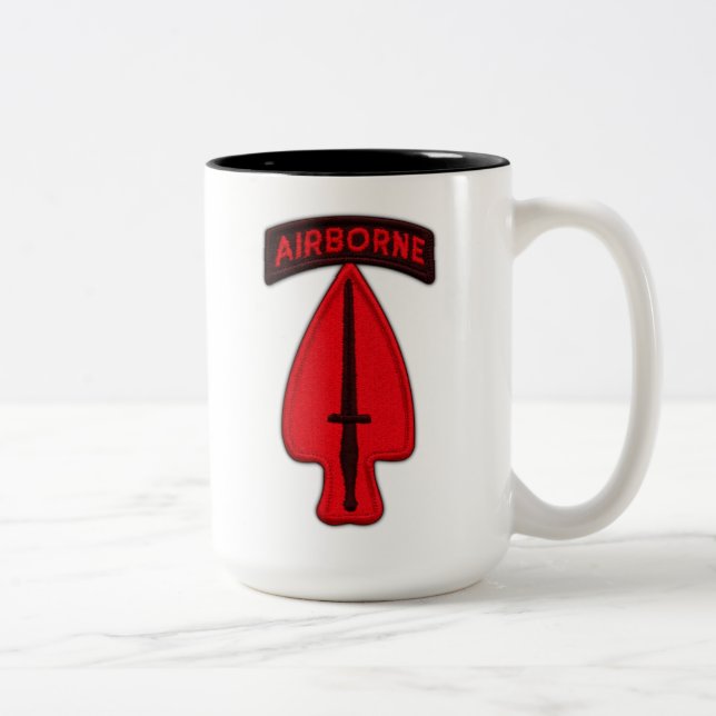 USASOC special ops sof operations command veterans Two-Tone Coffee Mug (Right)