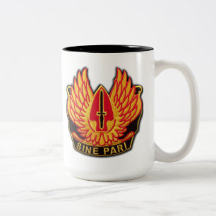 usasoc special ops sof operations command veterans Two-Tone coffee mug