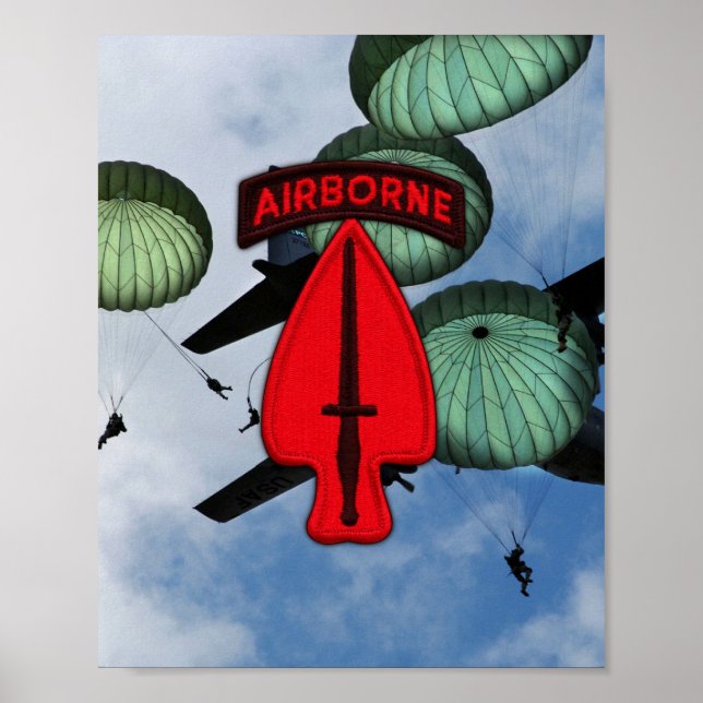 USASOC Special Ops USSOCOM Patch Print (Front)