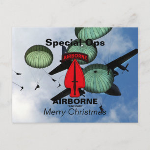 USASOC Special Ops Veterans Vets Patch postcards