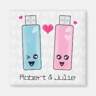 USB Flash Drive Love Magnet