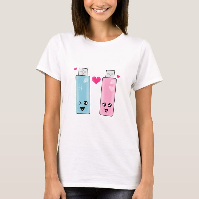 USB Flash Drive Love T-Shirt (Front)
