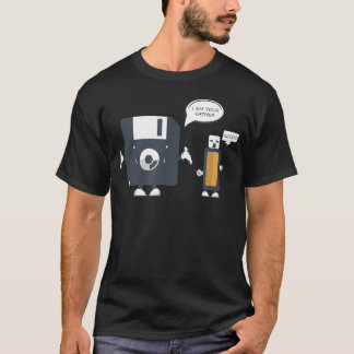 Usb Floppy Disc I Am Your Father Funny Nerd T-Shirt