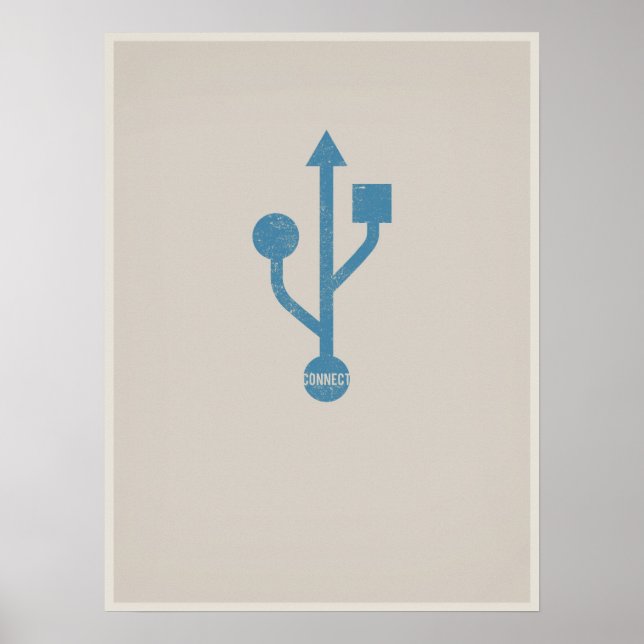 USB minimalistic poster (Front)