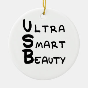 USB - Ultra Smart Beauty Ceramic Tree Decoration