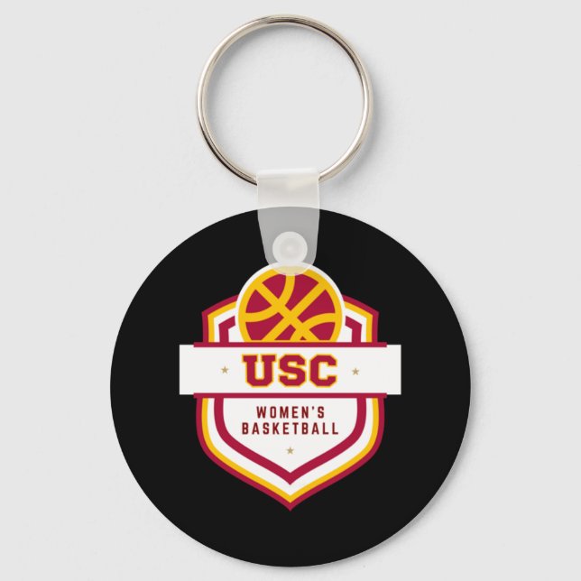 Usc Women's Basketball  Key Ring (Front)