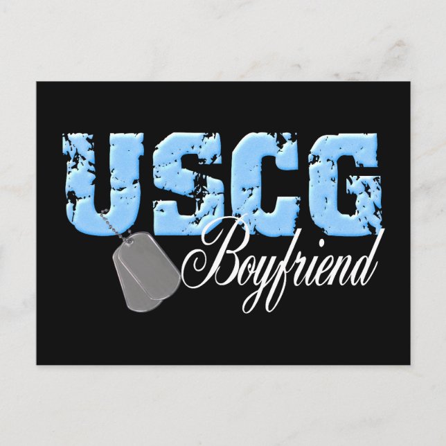 uscg99boyfriend2blk postcard (Front)