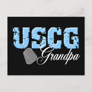 uscg99grandpa2blk postcard