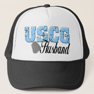 uscg99husband3 trucker hat