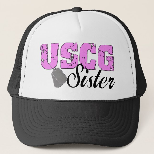 uscg99sister2 trucker hat (Front)