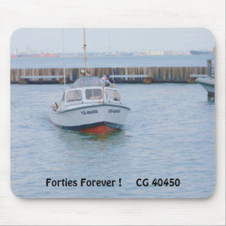 USCG 40 Foot Utility Boat Large # 40450 Front View Mouse Pad