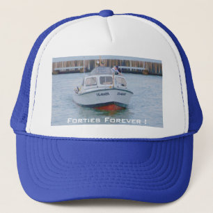 USCG 40 Foot Utility Boat Large # 40450 Front View Trucker Hat