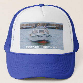 USCG 40 Foot Utility Boat Large # 40450 Front View Trucker Hat