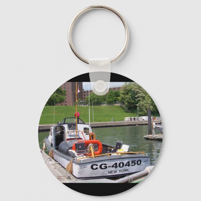 USCG 40 Foot Utility Boat Large # 40450 Key Ring (Front)