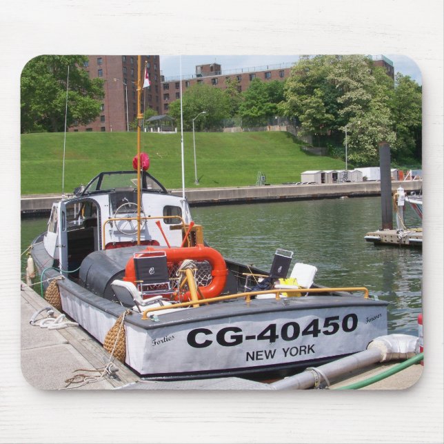 USCG 40 Foot Utility Boat Large # 40450 Mouse Pad (Front)