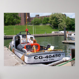 USCG 40 Foot Utility Boat Large # 40450 Poster