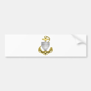 USCG Anchor Bumper Sticker