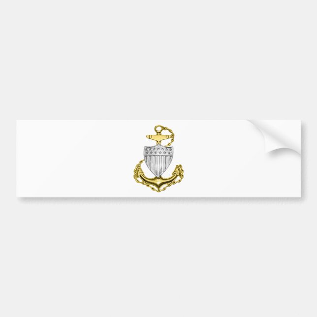 USCG Anchor Bumper Sticker (Front)