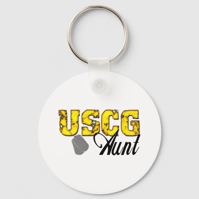 USCG Aunt Key Ring (Front)