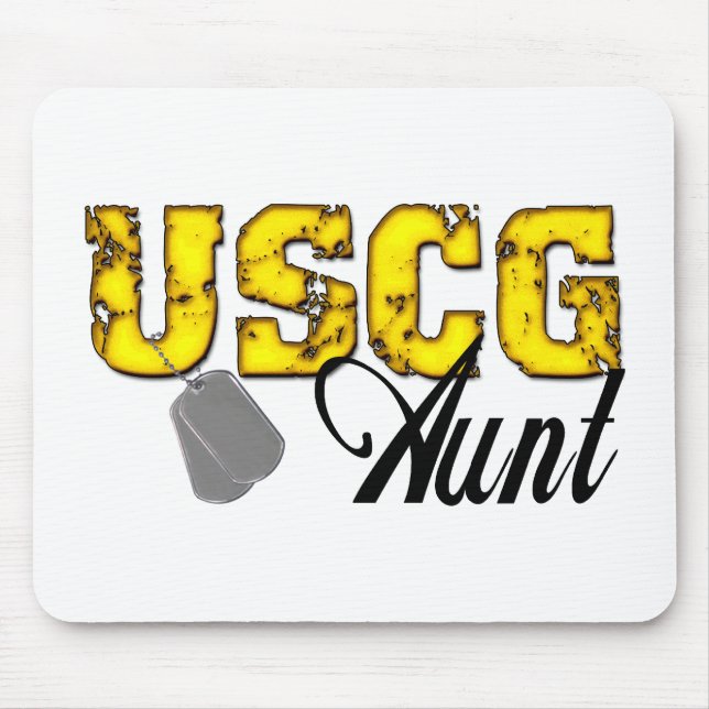 USCG Aunt Mouse Pad (Front)