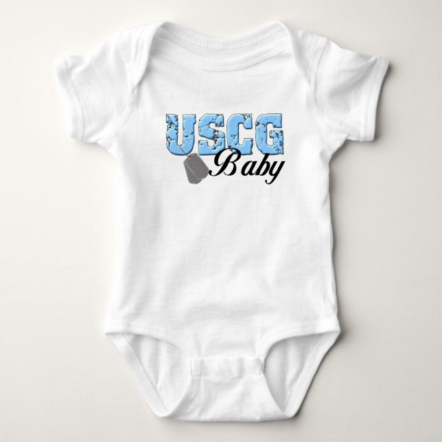 USCG Baby Bodysuit (Front)