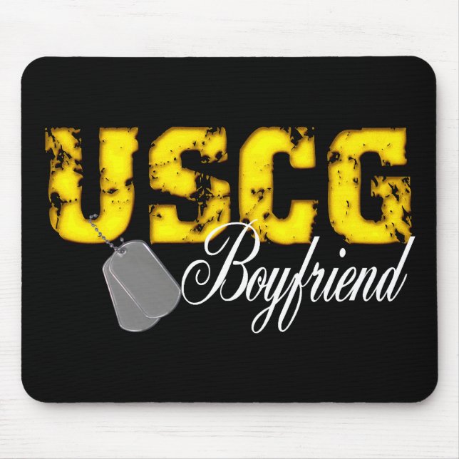 USCG Boyfriend Mouse Pad (Front)