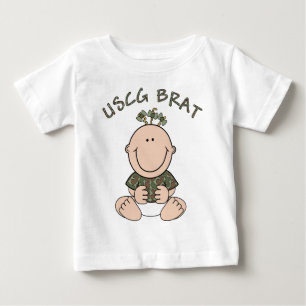 USCG Brat (Girl) Baby T-Shirt