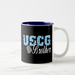USCG Brother Two-Tone Coffee Mug