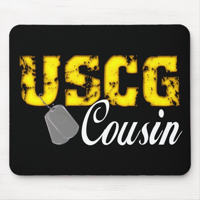 USCG Cousin Mouse Pad (Front)