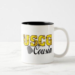USCG Cousin Two-Tone Coffee Mug